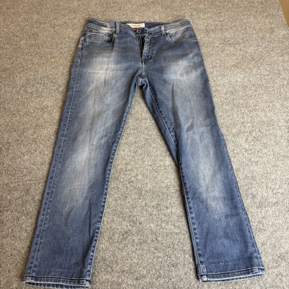 Teleria Zed Jeans Mens Size‎ 34 Indigo Zed 19A Italian Denim